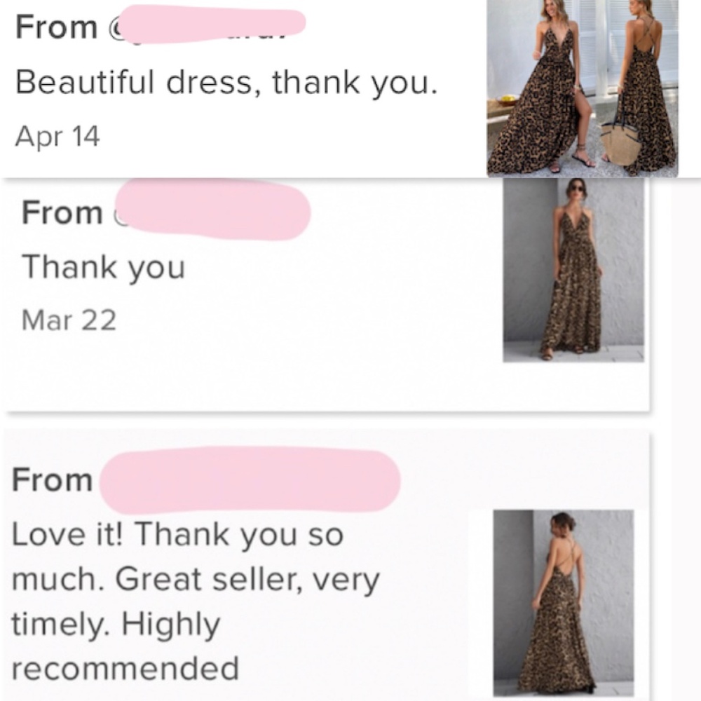 Backless Cheetah Maxi Dress Criss Cross V-Neck - Picture 14 of 16